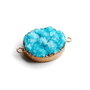 Agata  druzy  - cu  margini electroplacate aur