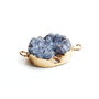 Ametist druzy  - cu  margini electroplacate aur