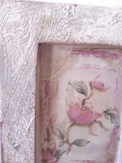 Decoratiune de perete/tablou stil vintage-Magnolia