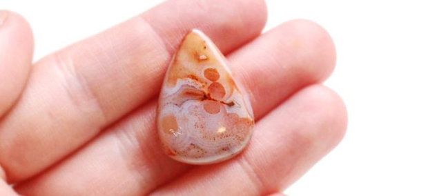 Cabochon carneol natural - lacrima