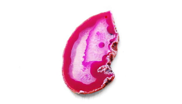 Felie agat & quartz naunta magenta