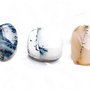 Cabochoane  opale dendritice - set 3 buc - Z0 981
