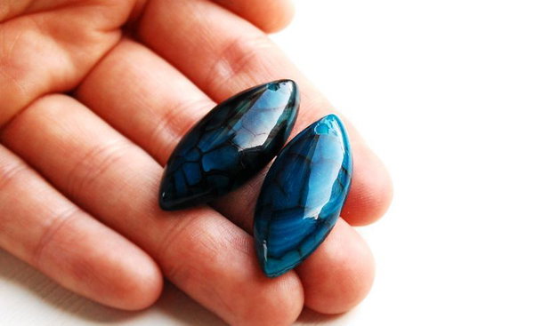 Agate marchiza - 2 buc