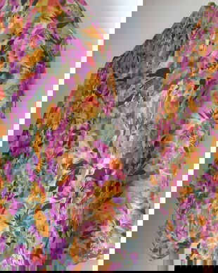 ESARFA MATASE NATURALA FLORAL