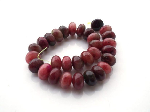 Agate -rondele 9x5 mm