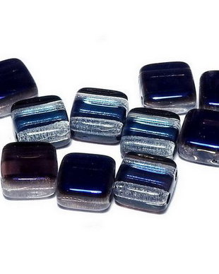 CzechMates Tile, 6x6 mm, Crystal Azuro-22201