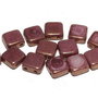 CzechMates Tile, 6x6 mm, Alabaster Vega Luster-14496
