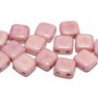CzechMates Tile, 6x6 mm, Alabaster Lila Luster-14494