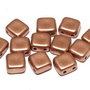CzechMates Tile, 6x6 mm, Vintage Copper-01770
