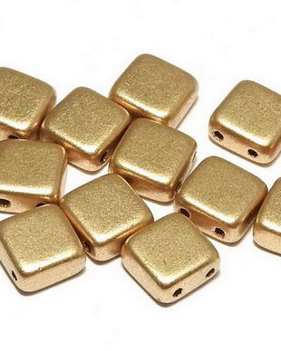 CzechMates Tile, 6x6 mm, Aztec Gold-01710