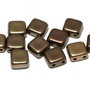 CzechMates Tile, 6x6 mm, Zinc Iris-01670