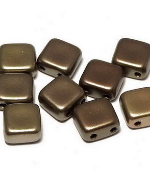 CzechMates Tile, 6x6 mm, Zinc Iris-01670