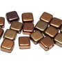 CzechMates Tile, 6x6 mm, Metallic Mix-01610