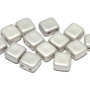 CzechMates Tile, 6x6 mm, Alabaster Pastel Grey-29320