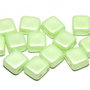 CzechMates Tile, 6x6 mm, Alabaster Pastel Green-29315