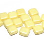 CzechMates Tile, 6x6 mm, Alabaster Pastel Yellow-29301