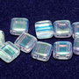 CzechMates Tile, 6x6 mm, Crystal AB-28701