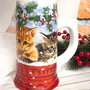 Cana cu linguri decorate - cadou de Craciun pentru mama sau bunica