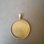 BAZA CABOCHON BRONZ - 42 X 33 MM