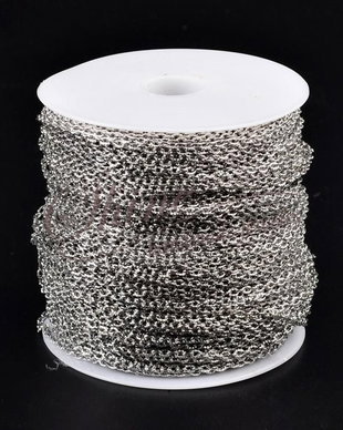Lant metalic platinum, 3x2x0.6mm