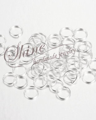 Zale argintii 10mm, (50buc)