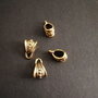 AGATAROARE PANDANTIV,-AURIE - 15 x 8 MM