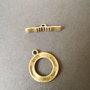 INCHIZATOATE TOGGLE -BRONZ - 27 X 23 MM