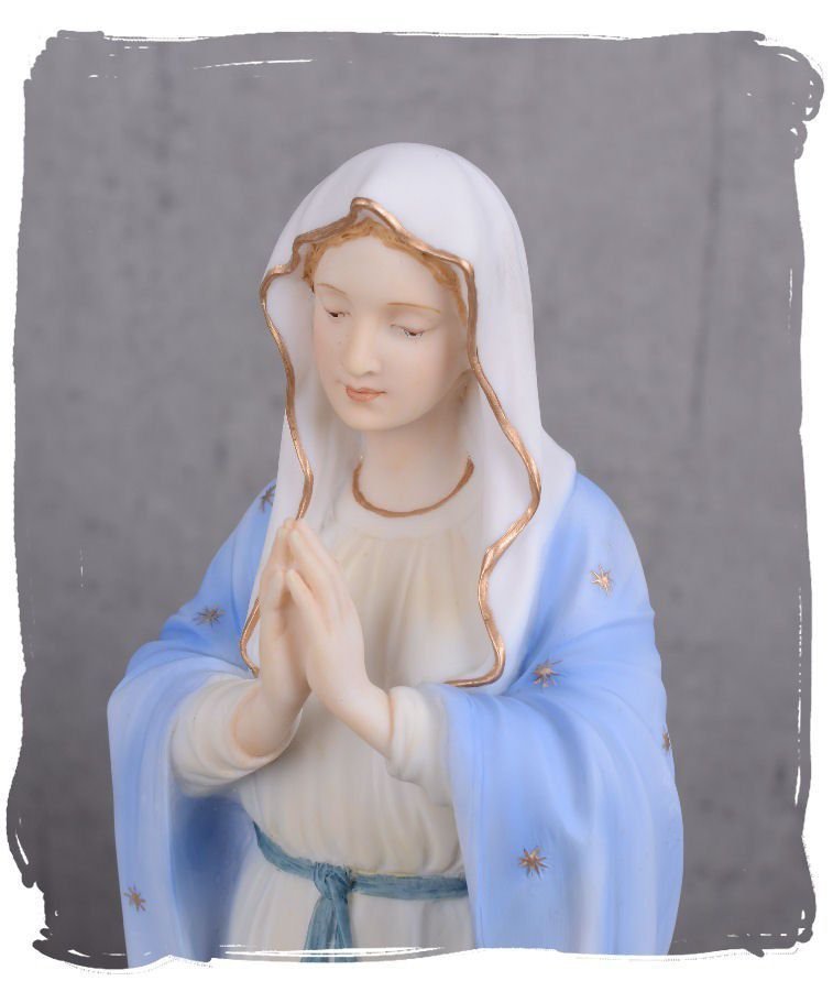 Statueta din ceramica cu Fecioara Maria