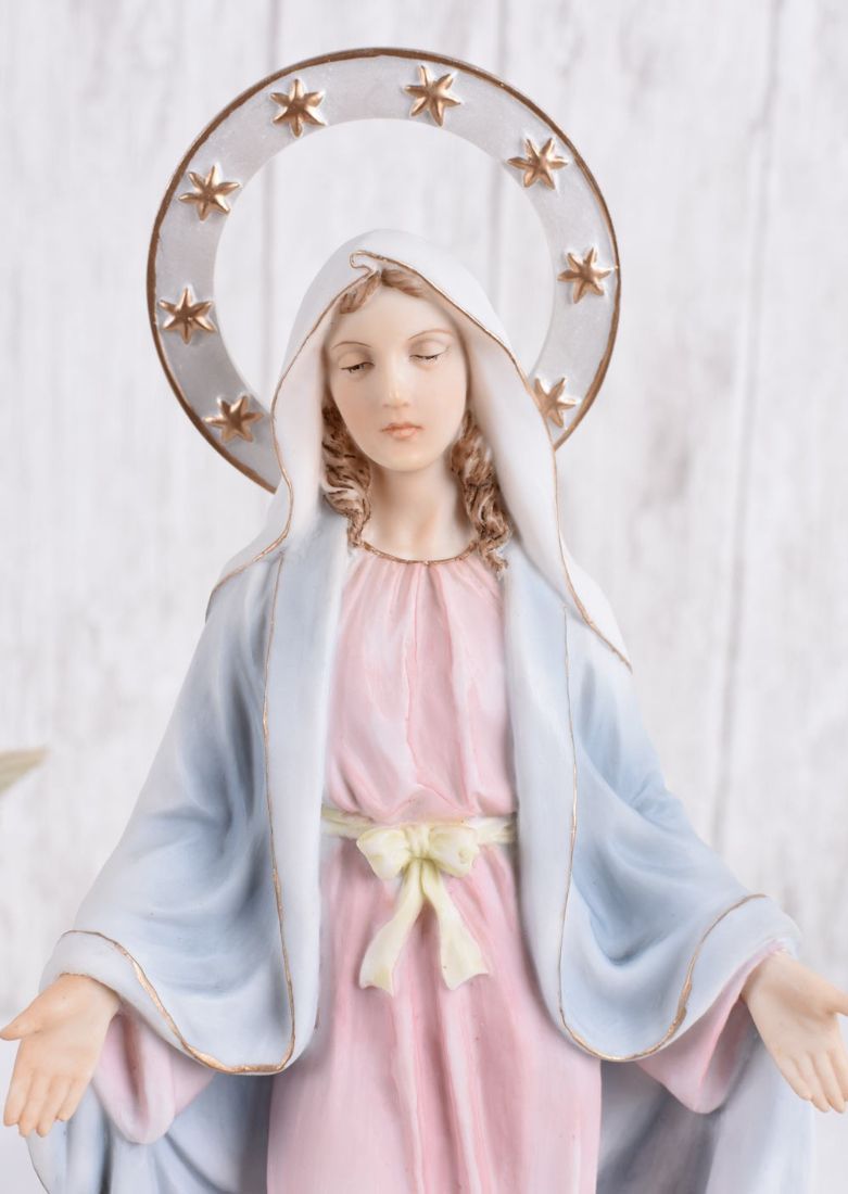 Statueta din ceramica cu Fecioara Maria