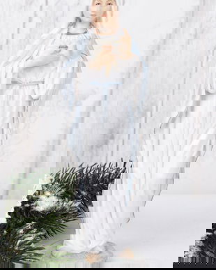 Statueta din ceramica cu Fecioara Maria