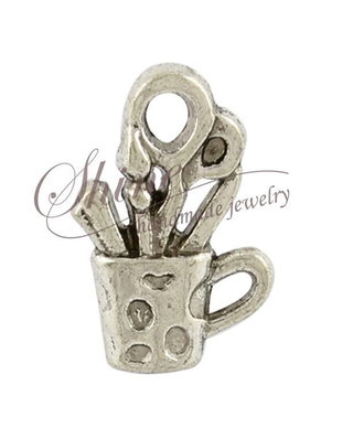 Charm suport cu creioane, 19x13x4.5mm