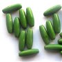 Margele plastice cilindrice verde deschis