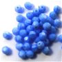 Margele plastice cristale albastru inchis 6 mm