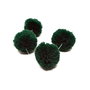 Pompon verde inchis, decoratiune Craciun, 30mm