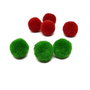 Pompon verde, decoratiune Craciun 20mm Referinta  XIMO 005
