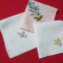 Set 3 batiste cu broderie