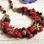 Colier statament red @black