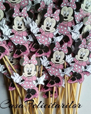 Toppers candy bar-Minnie Mouse roz