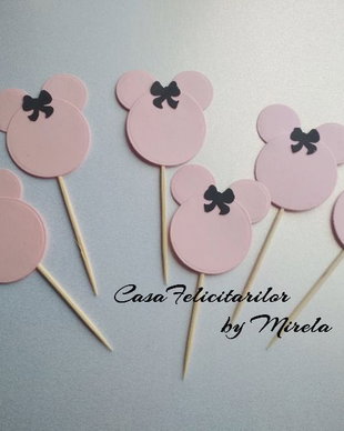 Toppers candy bar-Minnie Mouse roz