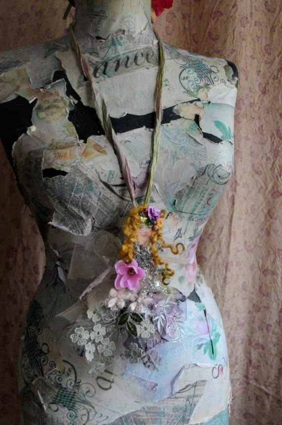 Colier textil Pretty Fairy