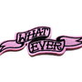 Patch cu broderie  - WHATEVER -  [iron on] - 1 buc
