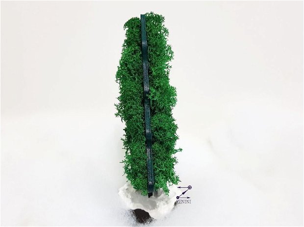 Ornament licheni, brad licheni, decor licheni, bradut cu licheni, decoratiune licheni