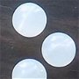 Margele  sticla alb transparent 8 mm
