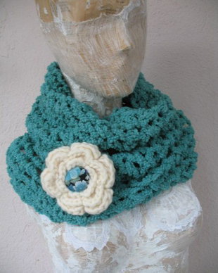 Guler/cowl/fular crosetat