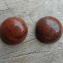 Set 2 cabochoane jasp, 16 mm CADOU