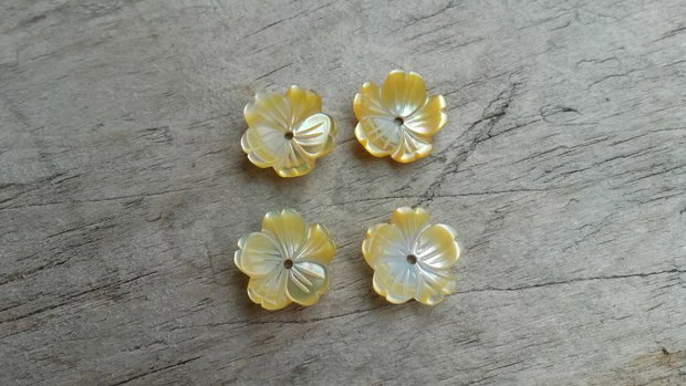 Floricele sidef, 11 mm (2 buc)