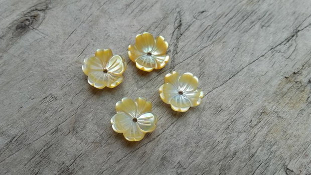 Floricele sidef, 11 mm (2 buc)