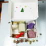 Set cadou creme de fata intens hidratanta, de corp si doua sapunuri steluta cu cutie cadou