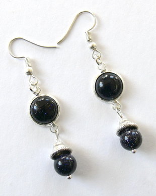 Cercei blue goldstone
