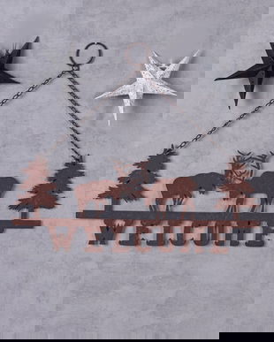 Decoratiune din fier forjat antik brown